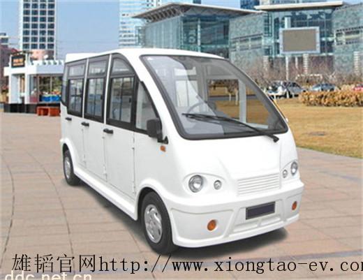 雄韬品牌8座电动封闭观光车